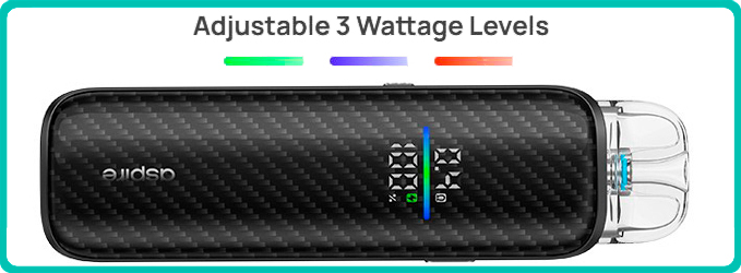 Puissance du Pixo Max Aspire